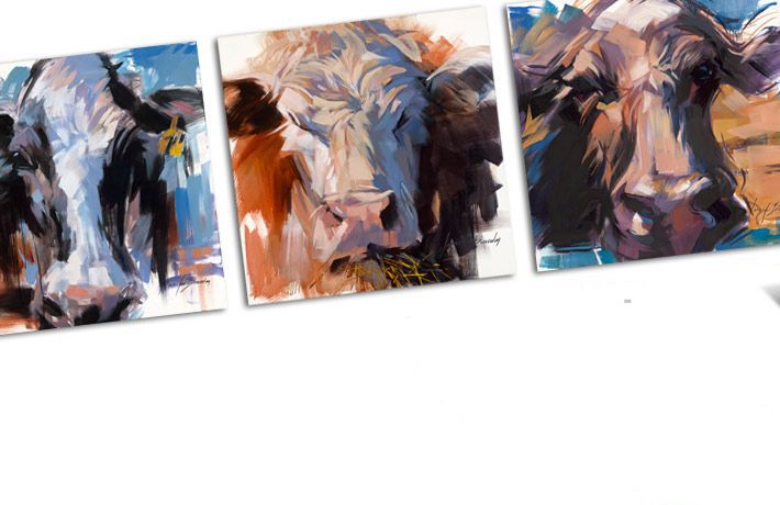 自定义宠物牛在画布上的肖像 Cows-on-Canvas_Vote_ArtPrize_Custom-pet-portraits-by-Jen-Brandon