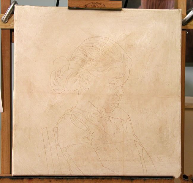 由阿兰@ Dingman油画肖像的教程