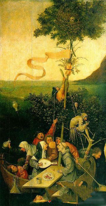前1000幅世界名画-希罗尼穆斯・<a href=https://www.kuhw.com/e/tags/?tagid=6918 target=_blank class=infotextkey>博斯</a>作品《愚人船》
