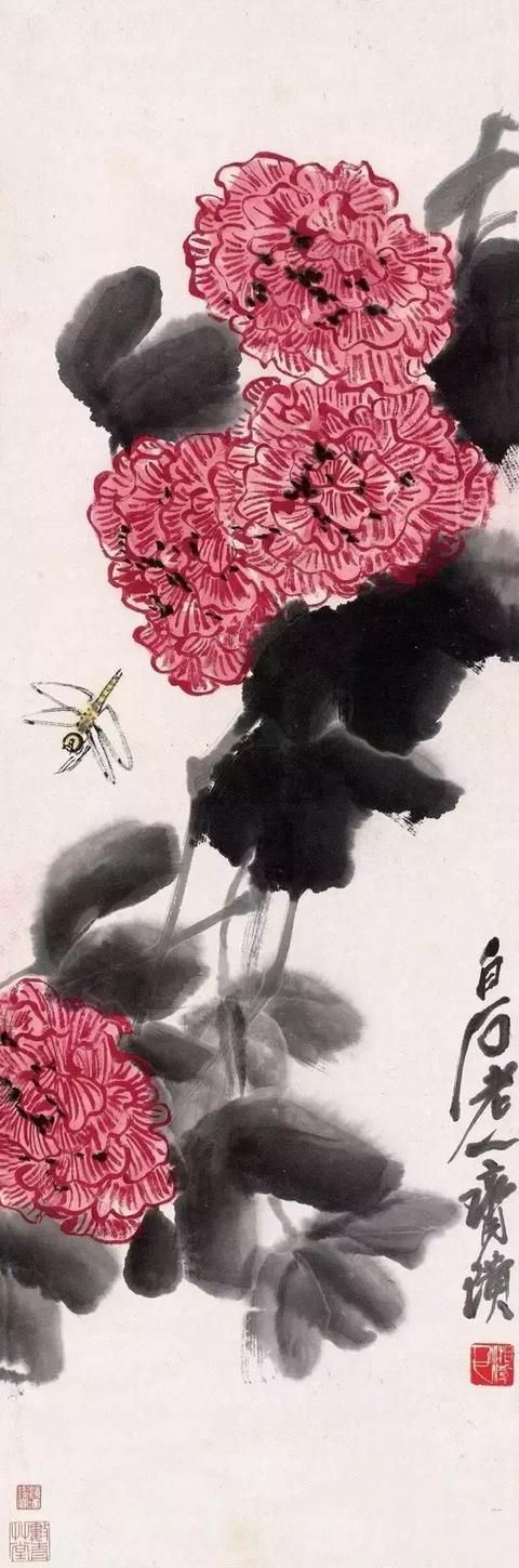 大师笔下芙蓉花，似美人初醉