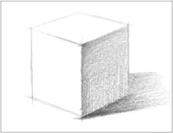 如何学素描――素描正方体的绘画技巧