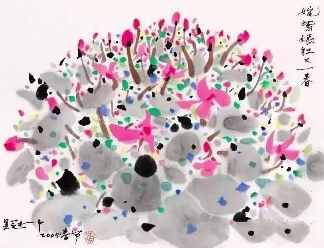 吴冠中笔下春天，怎么可以这么美！