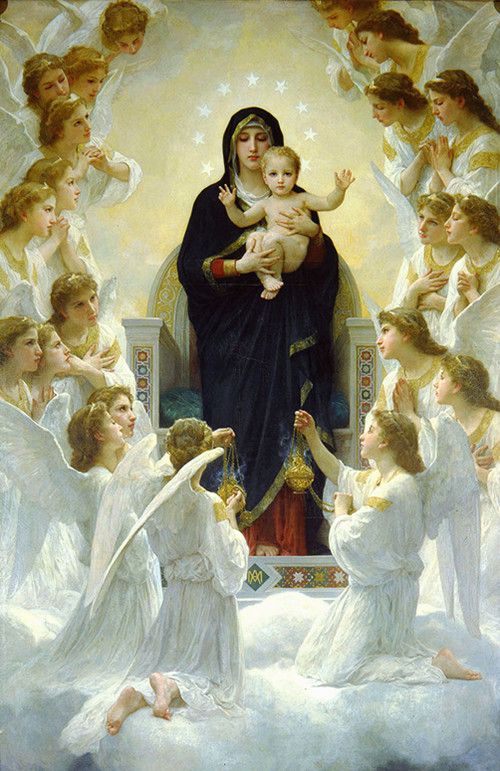 <a href=https://www.kuhw.com/e/tags/?tagid=1933 target=_blank class=infotextkey>布格罗</a>【圣母与天使】作品-- 法国