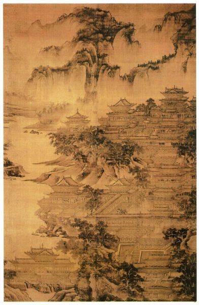 宋代・明皇避暑宫图-郭忠恕