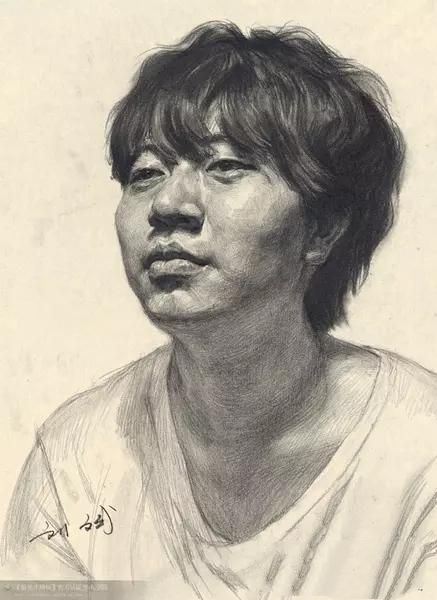 素描入门-四分之三侧面角度的画法