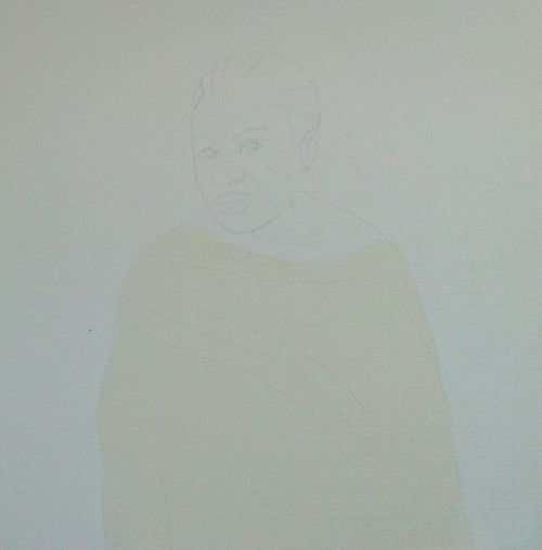 丙烯酸肖像画 丙烯酸肖像画