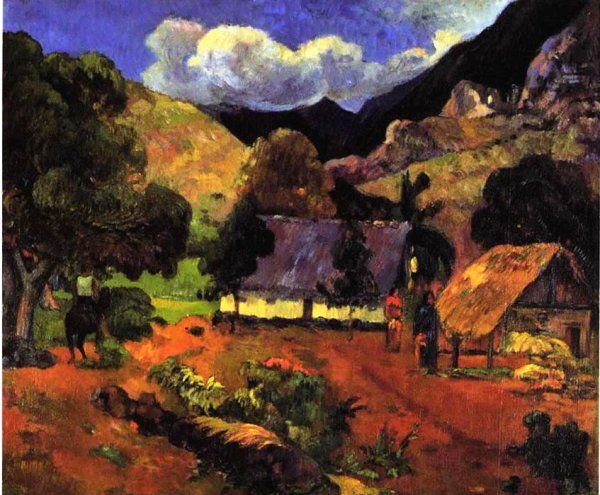 保罗・<a href=https://www.kuhw.com/e/tags/?tagname=%E4%BF%9D%E7%BD%97%C2%B7%E9%AB%98%E6%9B%B4 target=_blank class=infotextkey>高更</a>【有三个人的风景】作品-- 法国