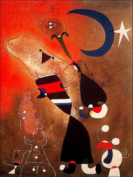 <a href=https://www.kuhw.com/e/tags/?tagname=%E8%83%A1%E5%AE%89%C2%B7%E7%B1%B3%E7%BD%97 target=_blank class=infotextkey>米罗</a>油画作品欣赏二