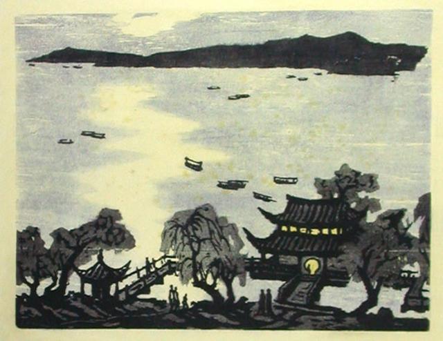 张漾兮版画作品欣赏