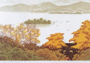 水印木刻风景版画：诗意浓郁、精妙绝伦