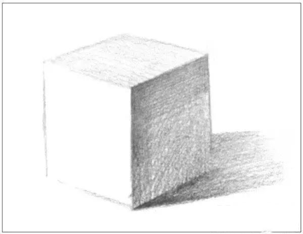 如何学素描――素描正方体的绘画技巧