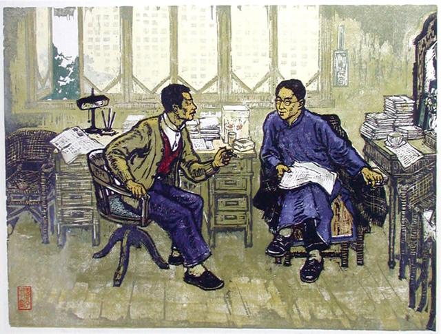 张漾兮版画作品欣赏