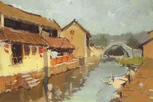 色彩风景水乡类――江南水乡步骤解析