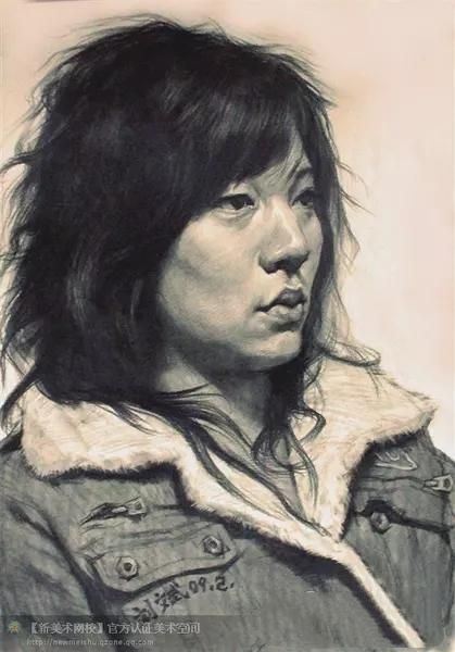 素描入门-四分之三侧面角度的画法