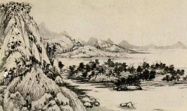 远山坡脚水口等小景如何处理？《富春山居图》景物布置章精彩解读