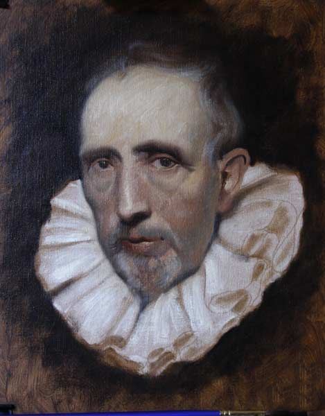 大师的画作演示,如何油漆像旧的大师