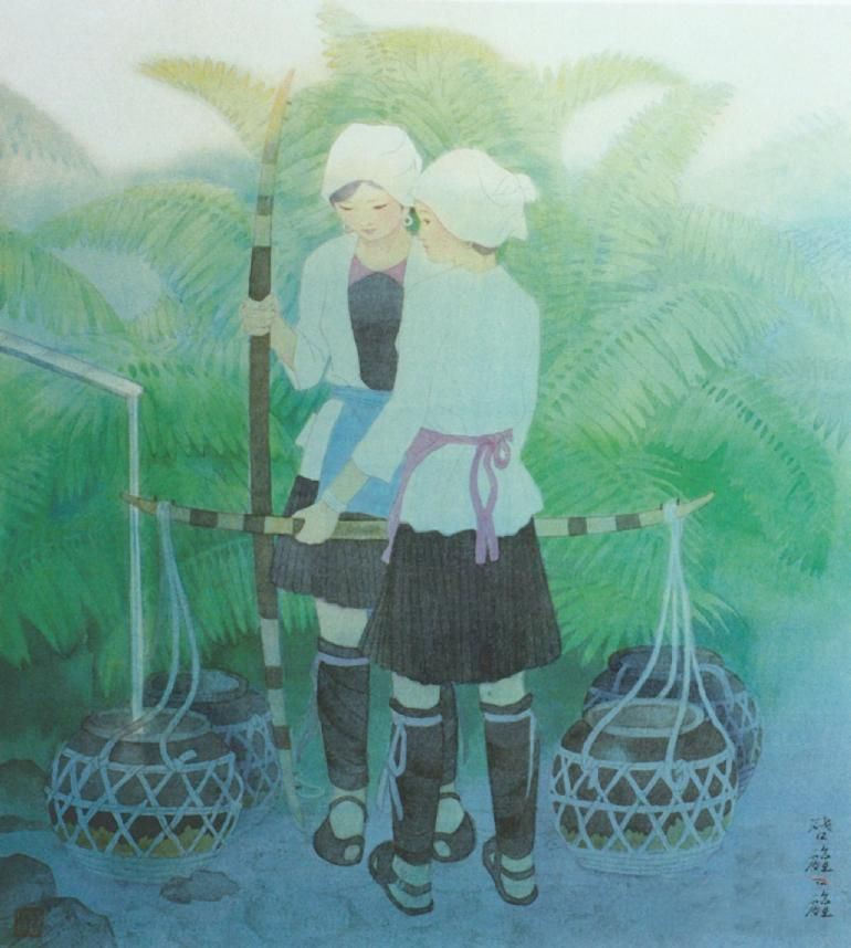 徐启雄《山长绿,水长流》