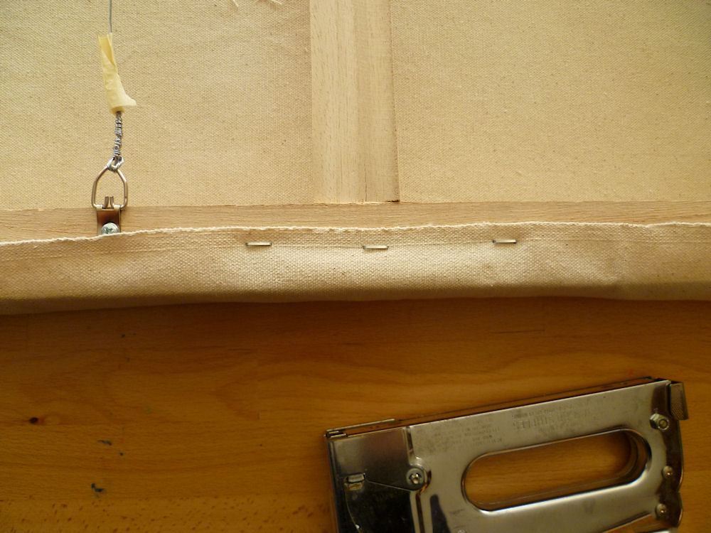 装订织物在框架