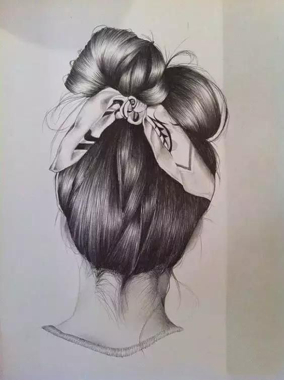 只需五步学会素描当中难画的头发