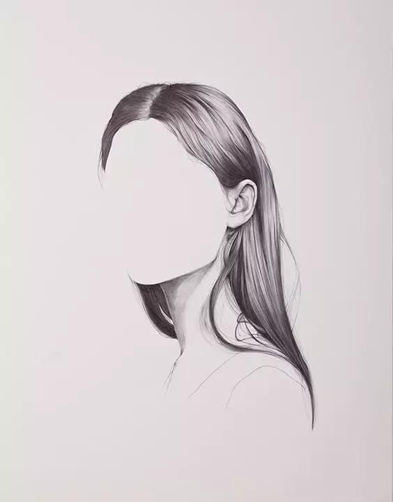 只需五步学会素描当中难画的头发