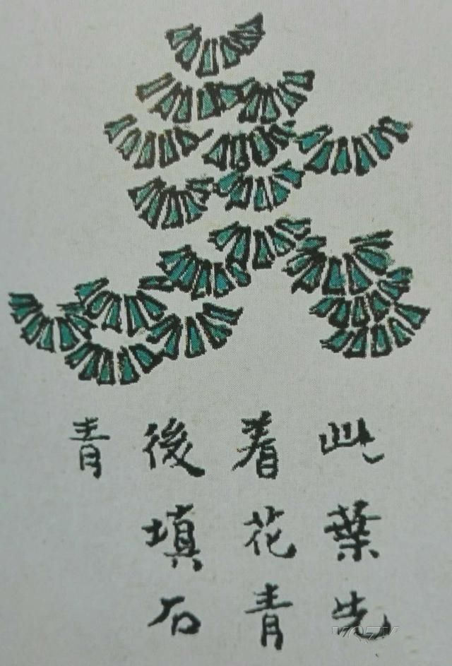 <芥子园>――夹叶法2