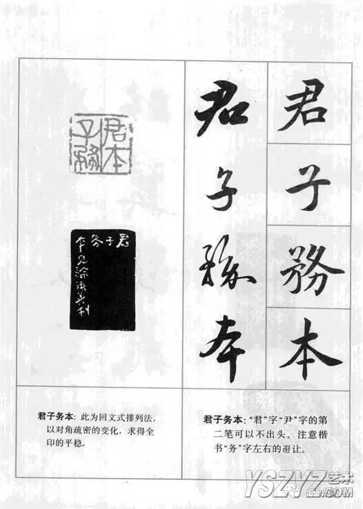 楷、行、草对照大全！书法学习必备知识(9)