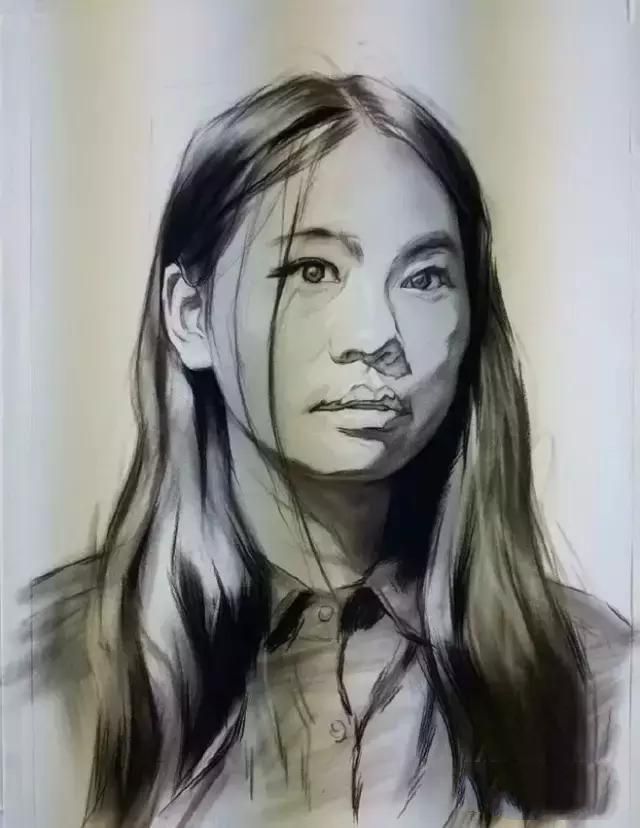 只需五步学会素描当中难画的头发