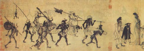 龚开《中山出游图》