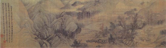 王概《秋帆旷揽图》卷