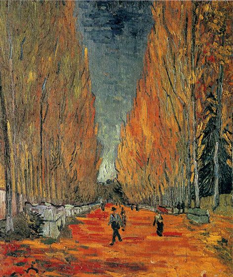 <a href=https://www.kuhw.com/e/tags/?tagid=139 target=_blank class=infotextkey>梵高</a>【阿里斯康墓园,亚耳街道】作品-- 荷兰