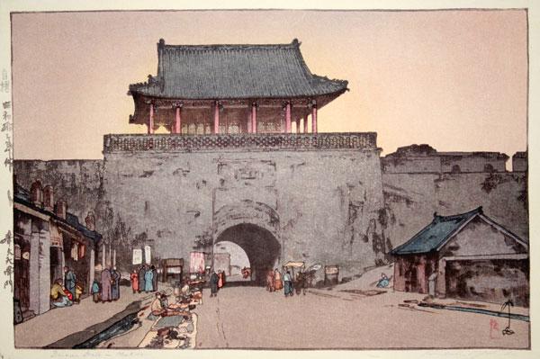 日本近现代版画吉田博作品