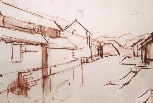 色彩风景水乡类――江南水乡步骤解析