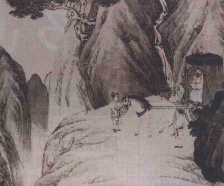 唐寅《王公出山图》