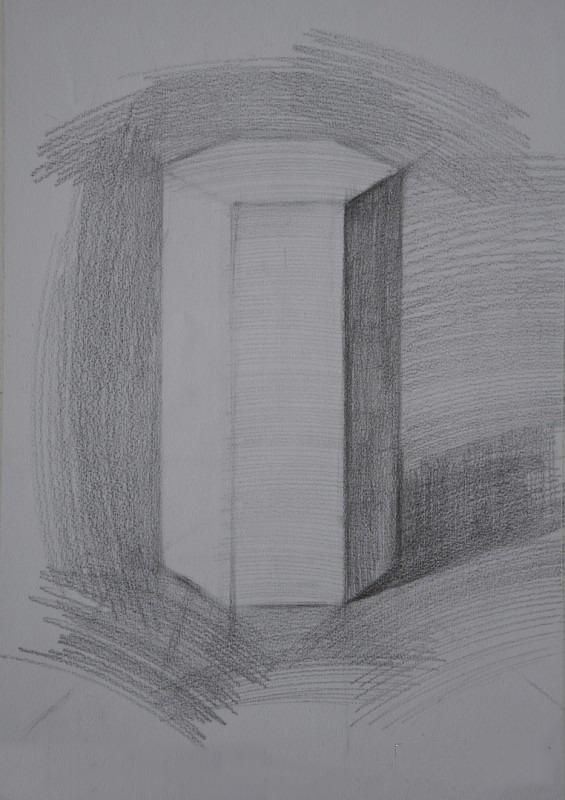 素描几何体技法(素描入门,新手必备)!