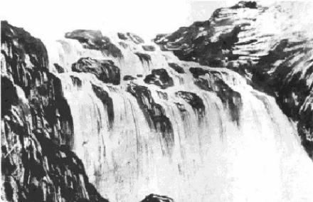 图文教程:瀑布、海水、江水的画法