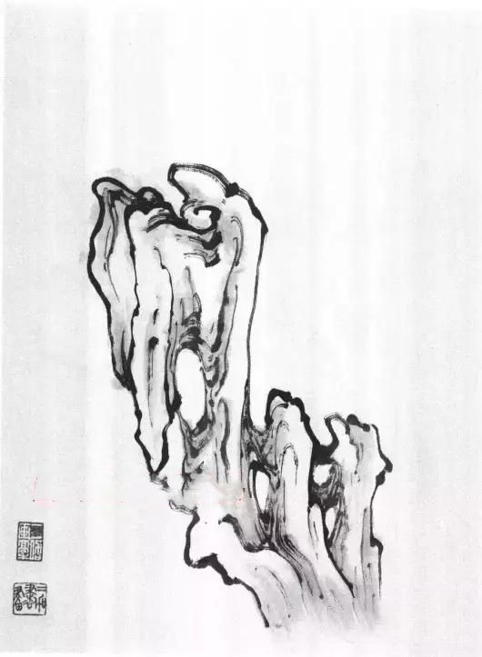山水画基础技法,山水画基础教程,图文详解各种树的画法