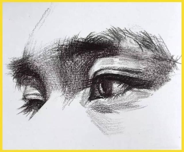 如何画好人物的眼睛,铅笔手绘画眼睛素描教程全解析,男女生眼睛的结构及素描速写画法步骤