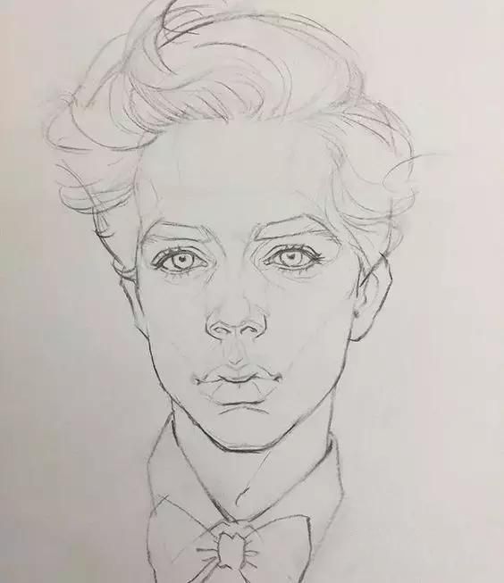 绘画！头像不会找结构，这里有步骤，全收下吧！