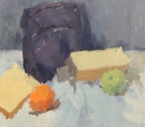 色彩静物组合训练之冷色调生活类的画法