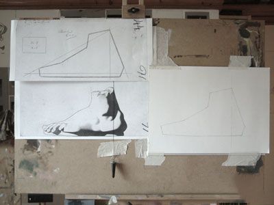 Bargue板5 -第一个示意图