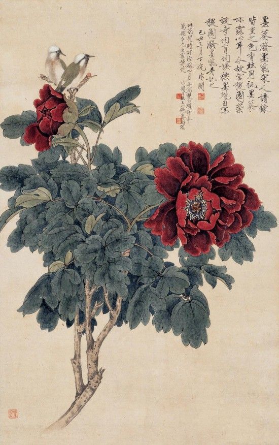 于非�《富贵白头图》