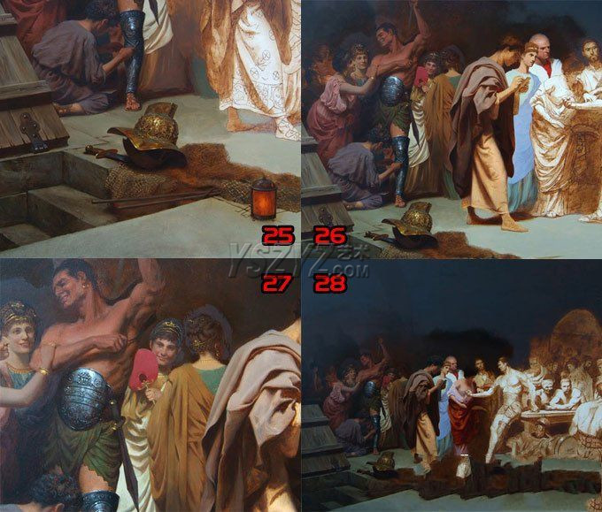 欧洲人物油画教程:高手画油画的全过程（7）