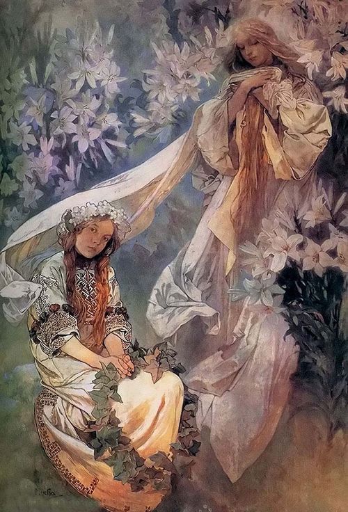 <a href=https://www.kuhw.com/e/tags/?tagname=%E9%98%BF%E5%B0%94%E4%B8%B0%E6%96%AF%C2%B7%E7%A9%86%E5%A4%8F target=_blank class=infotextkey>穆夏</a>【百合花圣母】作品-- 捷克共和国