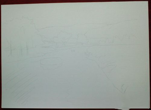 丙烯酸山水画 丙烯酸山水画