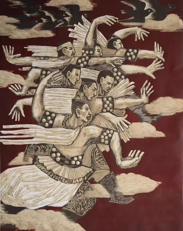 乌恩琪版画作品欣赏