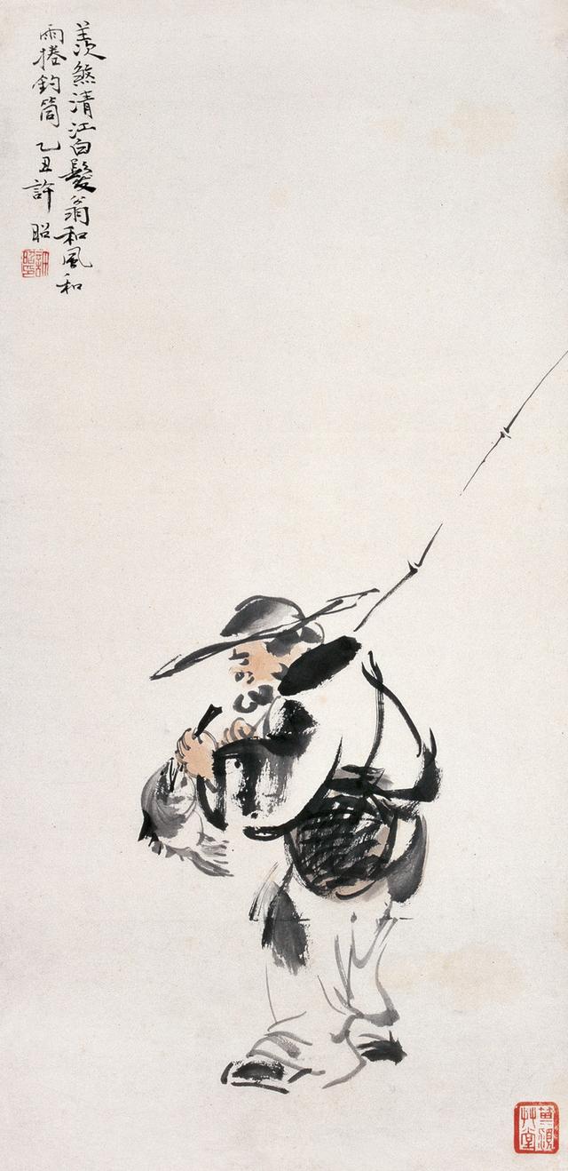 清代名家许昭山水人物画作品欣赏