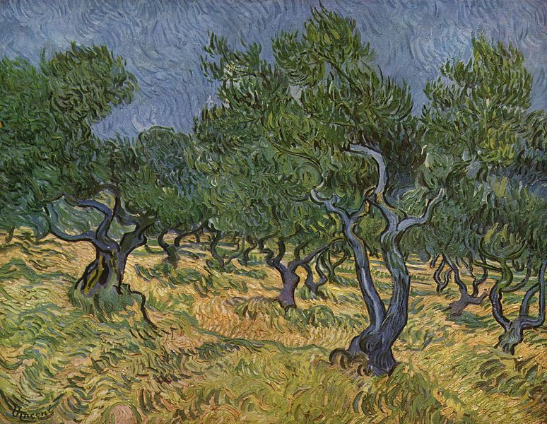 文森特·梵高（Vincent van Gogh）作品《橄榄树》高清下载