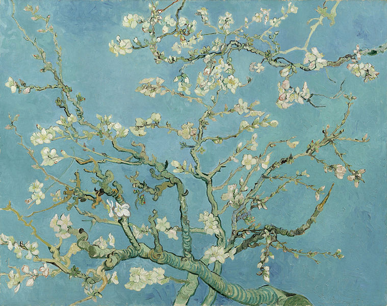 文森特·梵高（Vincent van Gogh）作品《盛开的杏花》高清下载
