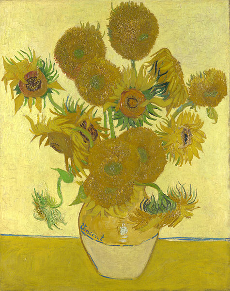 文森特·梵高（Vincent van Gogh）向日葵 (梵高)高清作品下载 2