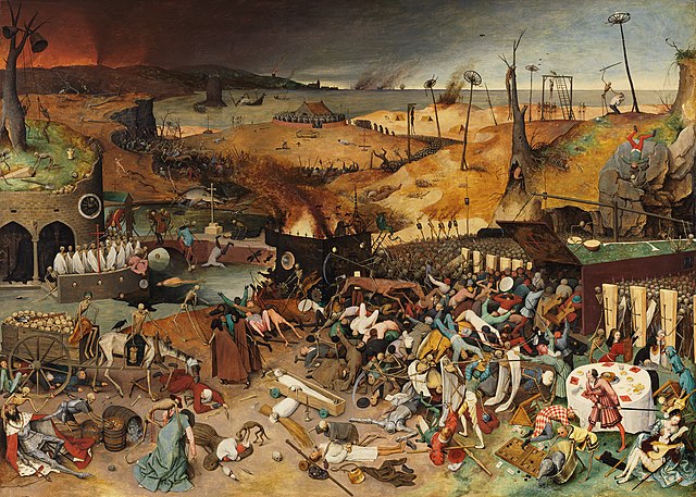 老彼得·勃鲁盖尔(Bruegel Pieter)的绘画作品《死亡的胜利》